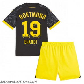 Borussia Dortmund Julian Brandt #19 Vieraspaita Lapsille 2023-24 Lyhythihainen (+ shortsit)